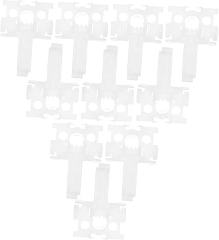 INOOMP 10piezas Barras para Persianas Verticales Reemplazo De Varilla De Persiana Kit De Reparación para Cortinas Verticales Ventana o Puerta Corrediza