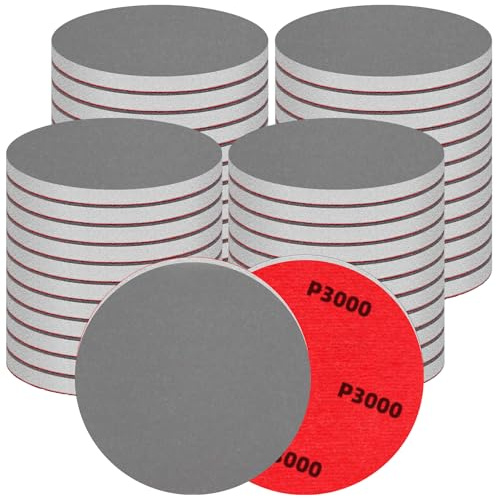 48 st 75 mm slipsvampsset 3 000 korn slipdynor, flexibla sandpappersblock grova och fina, skumslipdynor tvättbara och återanvändbara, våt och torr sandpapper för polering av metall, trä och väggar