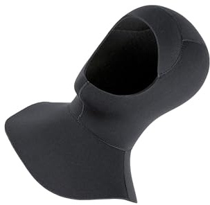 YIXANNX Neoprene Swim Hat Unisex Elastic Diving Wetsuit Hood With Neck Warmer Comfortable And Warm Keeping MaterialMade Of Neoprene Elastic Waterproof Swimming Hat With Neck Warmer, 5mm S/M