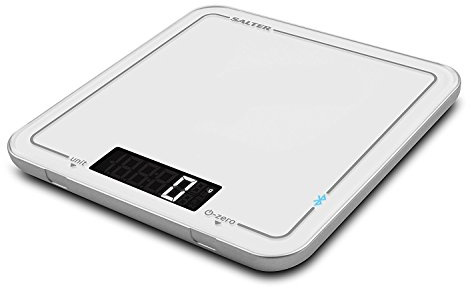 Salter Cook Pro Bluetooth Kitchen Scale, White