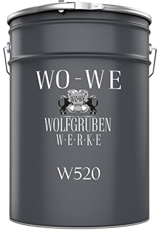 WO-WE Peinture Façade W520 Effet Perlant Rénovation des murs exterieurs Imperméable - Gris anthracite 10L