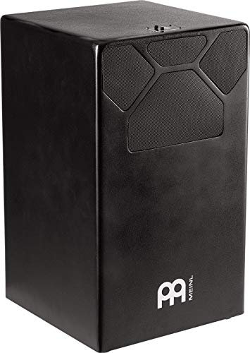 Meinl Percussion Digital Cajon E-Drum - mit 10 Soundkombinationen - für Kinder und Erwachsene - Schlagfläche schwarz (MPDC1)