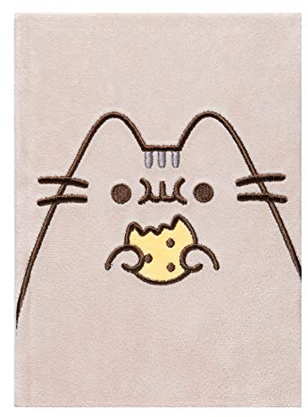 Grupo Erik A5 Notebook Hardback - Pusheen Cat Stationery | Plush Cover, Bullet Journal Dotted Note Book, Dotted Notebook A5 Sketchbook | Pusheen Gifts For Cat Lovers