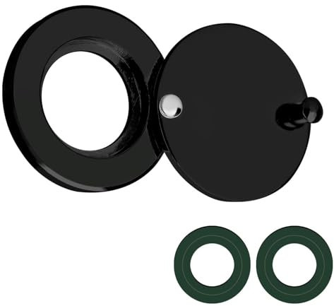 Couvercle de Judas,Peephole Cover avec Outil d'Installation Auto-Adhésif Couvre d'espionnage de porte Cache judas de porte pour Porte d'Appartement Protecteur de Judas pour la sécurité à la maison