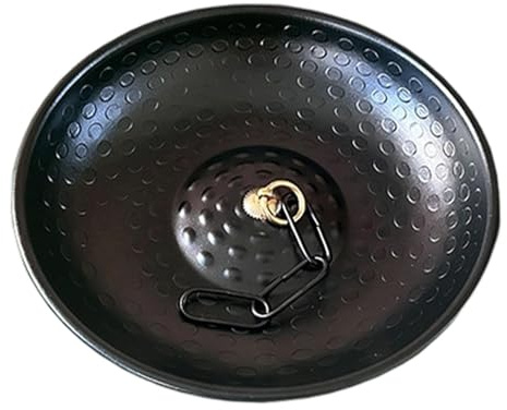 Qianly Bacino Decorativo per Catena della Pioggia in Alluminio Anti-ruggine con Ancora da 15cm Ideale per Giardini Cortili E Aree Esterne, 28 Cm