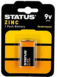 Zinc Battery 9V x 1 SZINC9VB1PK10