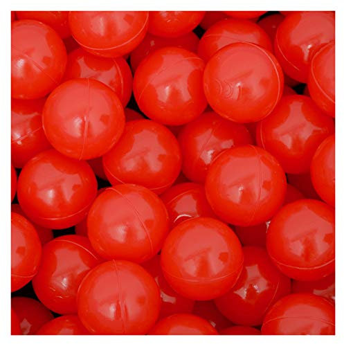 LittleTom Ab Null: 50 Bunte Bälle für Bällebad Baby Spielbälle 5,5cm - Indoor Outdoor Spielzeug für Spielzelt Spieltunnel Bällebad Kinder Plastikbälle Klein - Babyspielzeug Bällchenbad für Babys