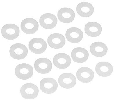 20 stücke Silikon Durchlauferhitzer Dichtscheiben Weiß Dichtung Dichtring Professionelle Zubehörteil(3/8)