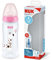 NUK biberon First Choice+ Flow Control | 6-18 mois | Contrôle de température | Tétine en silicone | Valve anti-coliques | Sans BPA | 360 ml | Rose | 1 unité