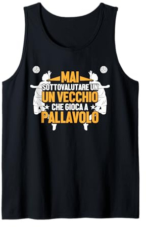 Uomo Beach Volleyball Sport Volley Vecchio Gioca A Pallavolo Canotta