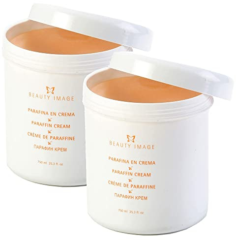 Paraffina per Mani e Piedi - Bagno di Paraffina per Mani - Trattamento Ideale per Disturbi - Effetto Crema-Sauna - 750 gr [Confezione da 2] - Profumo Tutti Frutti