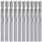 10pcs Foret En Carbure De 7 Mm, Forets Hélicoïdaux à Tige Droite En Acier Au Tungstène Pour Alliage D'acier Inoxydable, Métal, Plastique, Bois