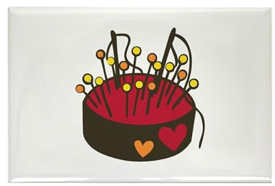 CafePress Pins In Cushion Magnets Rectangle Magnet (100 pack)