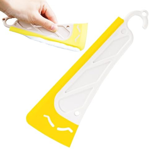 Grattoir en silicone – Outil de nettoyage de cuisine, grattoir doux | Réduit la chaleur antidérapante et résistante à la chaleur, spatule en silicone, poignée ergonomique