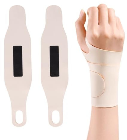 Biluer Muñequera Pulgar, 2 PCS Muñequera Tendinitis Muñequera Pulgar Muñequera Tendinitis Muñeca Muñequera Tendinitis Muñeca Muñequeras (beige)