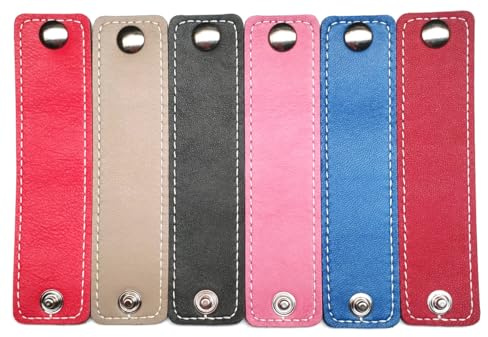 Set porta tovaglioli da tavola in pelle (nappa multi-4, unica)