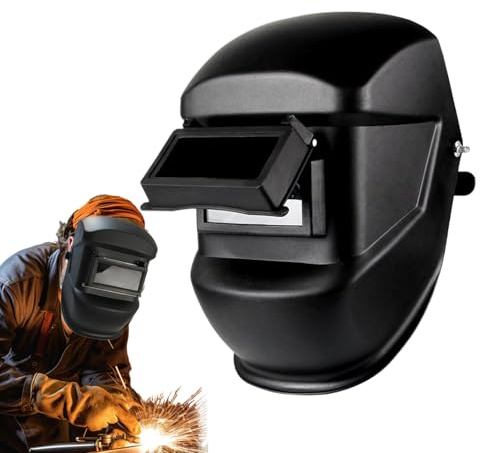 Generisch Casque de soudeur à assombrissement automatique - Protection du visage respirante pour soudeurs - Équipement de soudure pour ponçage, coupe, construction