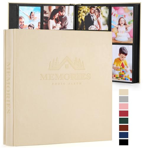 Album photo 10x15 600 photos, grande capacité, couverture en similicuir