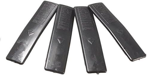 Alamor 4 Piezas De Techo Rail Clip Rack Molduras Cubierta De Reemplazo Negro para Mazda 2 3 5 6 Cx7