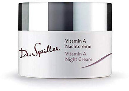 Dr. Spiller - Vitamin A Nachtcreme | Für anspruchsvolle und regenerationsbedürftige Haut | Wirkt intensiv glättend | Mit Sonnenblumenkern- und Jojobaöl