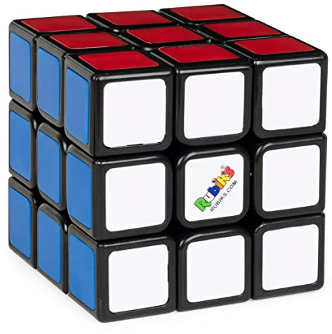Rubik's Cube, l'originale puzzle da 3 x 3 con colori coordinati, classico gioco stimolante per risolvere i problemi, la confezione può variare, per adulti e bambini dagli 8 anni in su