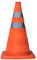 alca® Warnkegel Sicherheitskegel Verkehrskegel Faltbare reflektierender Pylone orange