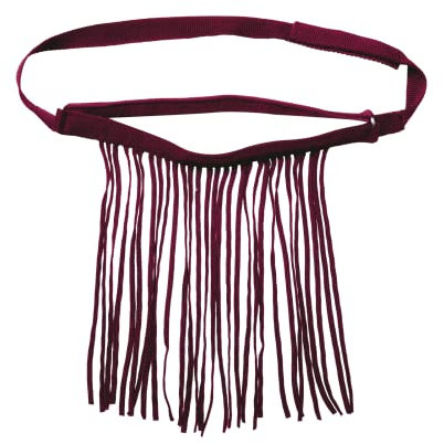 Waldhausen Fliegenfransen mit Kopfteil, Bordeaux, WB