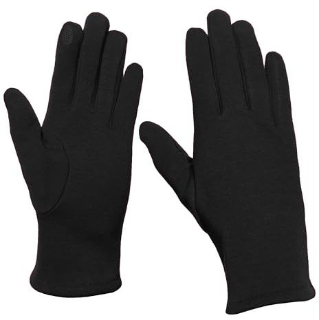 MAPIMANIA - Guanti Donna Invernali Touch Screen Caldi e Morbidi, Internamente Felpati. Guanti eleganti termici per il lavoro e lo sport