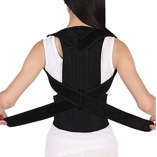 OAQZGBVK Posture Corrector for Men and Women Spine Back Support Back Brace Support Belt Pain Relief for Neck Back Shoulders Adjustable Breathable Waist Straps (Size : XXXXL) (Small)