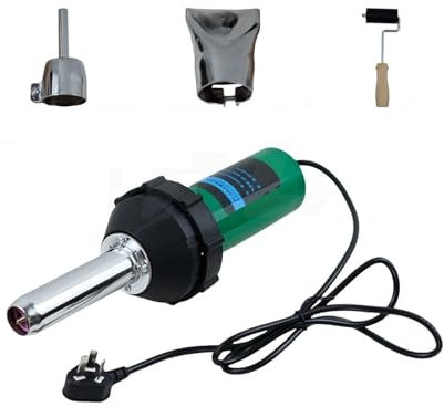 Hookurity Pistola de Soldadura por Aire Caliente Máquina de Soldadura de plástico de 220 V y 1080 W, Pistola de Aire Caliente eléctrica, Soldador de plástico, soplete, Soldador de Boquilla(Model 1)