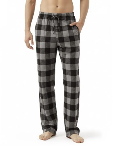Zylioo Extra Tall Mens Pajama Pants Long Inseam Comfy Sleepwear Tall Size for Night Home,Off Work Weekend Casual Dress