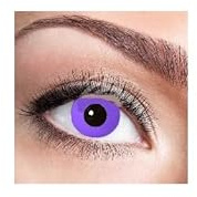 LP Divertissements Lentilles de Contact Purple Gothic - sans Correction Accessoire de déguisement