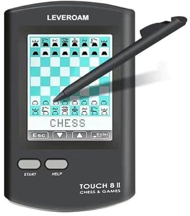 Scacchi elettronici touch portatili, lavagna intelligente 8 in 1 con schermo LCD HD e stilo, modalità di apprendimento AI per giocatori principianti ed esperti, viaggi e compleanno