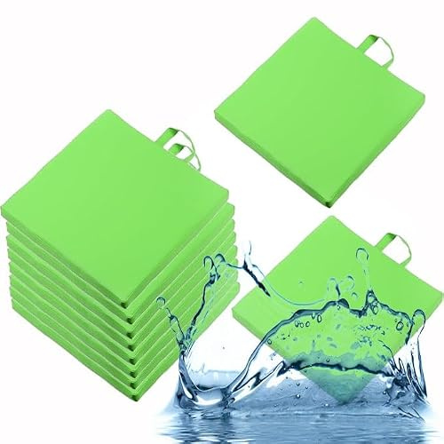 10 Pcs 15 Colorful Flexible Floor Cushions for Classroom & Office - Portable Square Seating with Handles for Kids, Adults & Group Activities, Ideal for Collaborative Spaces