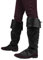 Black Pirate Boot Covers