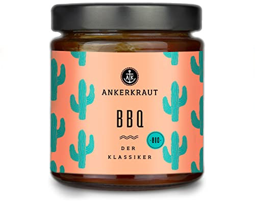 Ankerkraut BBQ-Sauce, für Fleisch, Spare-Ribs, Barbecue, 170 ml im Glas