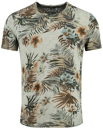 KEY LARGO Herren Playa Round T-Shirt, Faded Moss (1541), L EU