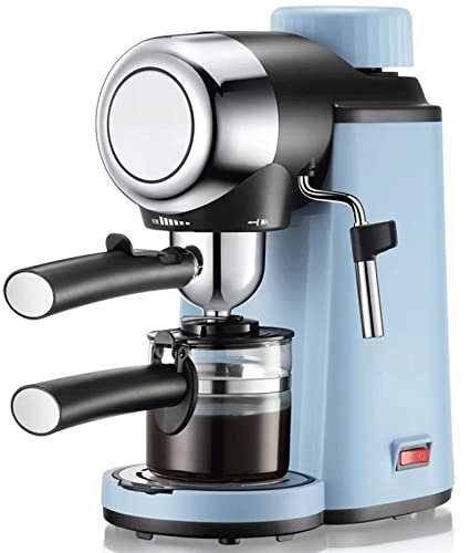 GaRcan Cafetera Cafetera Cafetera Hogar Semiautomática Espuma de leche prensada con bomba Espresso portátil (Color: Azul cielo, Tamaño: CN) (Azul cielo UE)