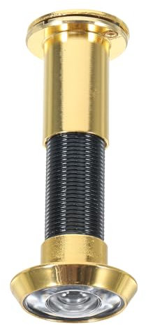 Mirilla de puerta antirrobo cubierta de visor de puerta de acero visor de puerta para mirilla visor de puerta mirilla digital visor de mirilla de puerta Acero inoxidable WHAMVOX