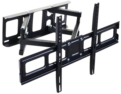 ATEK TV Wall Bracket for 32-70 Inch, Full Motion Swivel Tilt TV Wall Mount, Dual Arms Hold up to 50kg, VESA 600x400mm, Universal TV Mount for LED, LCD, OLED, Plasma TVs