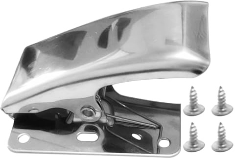Agarre de de mandíbula Profunda, Tabla de sujeción de Acero Inoxidable, Abrazadera de sujeción de Peces Resistente, Abrazaderas de Cebo de Mesa para Peces, Cabeza de,