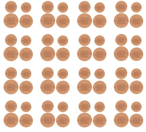 Hoement 80pcs Round Elastic Fabric Bandages Large Small Spot Plasters Breathable Adhesive Pads for Wound Care Toe and Finger Joint Protection