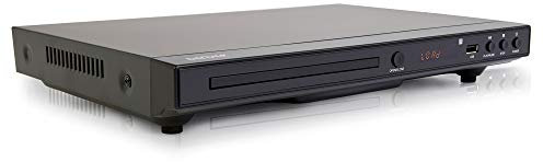 Denver DVH-1245 Multi Region/All Region & Upscaling DVD player 1080p With Display, HDMI, USB & Built-In Dolby Digital Surround Sound Decoder