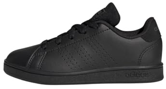 adidas Unisex Kids Advantage Lifestyle Court Lace Shoes, Core Black / Core Black / Grey Six, 4 UK