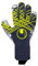uhlsport Fußball Torwarthandschuhe Prediction Ultragrip - ultimativer Grip - für Kinder und Erwachsene, Marine/weiß/Fluo gelb, 10