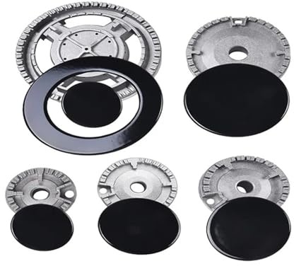 1 Set Spislock Set Spislock Uppgraderat Flamskydd for Gasspis Brännare Hem Kök Verktygstillbehör(Flat)
