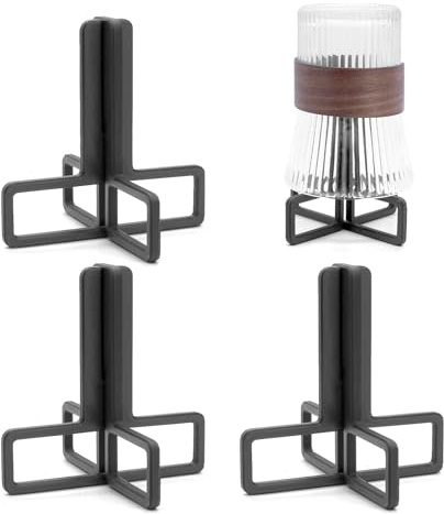 NVGFTG 3 Stück Flaschenhalter Schwarz Flaschentrockner Flaschen Abtropfständer Flaschenabtropfgestell Baby Flaschenständer Abtropfgestell Flaschen, für Babyflaschen Limoflaschen Tassen