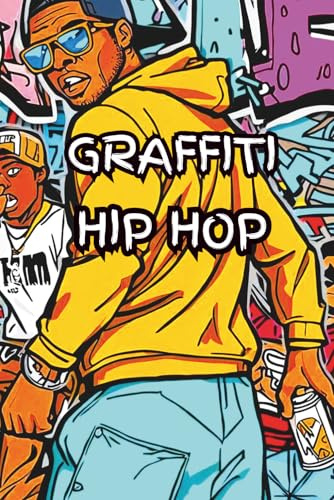 GRAFFITI HIP HOP: A graffiti colouring book with spray paint and microphones what a mix.