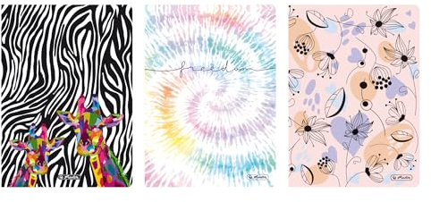 herlitz Notizbuch A5, 80 Blatt kariert, Motive sortiert keine Motivauswahl möglich 1 Stück