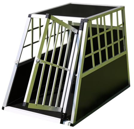 San Marco Trasportino auto in alluminio per cani di taglia media e grande